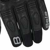 BELA AIR FLOW Motorcycle Leather Gloves Black
