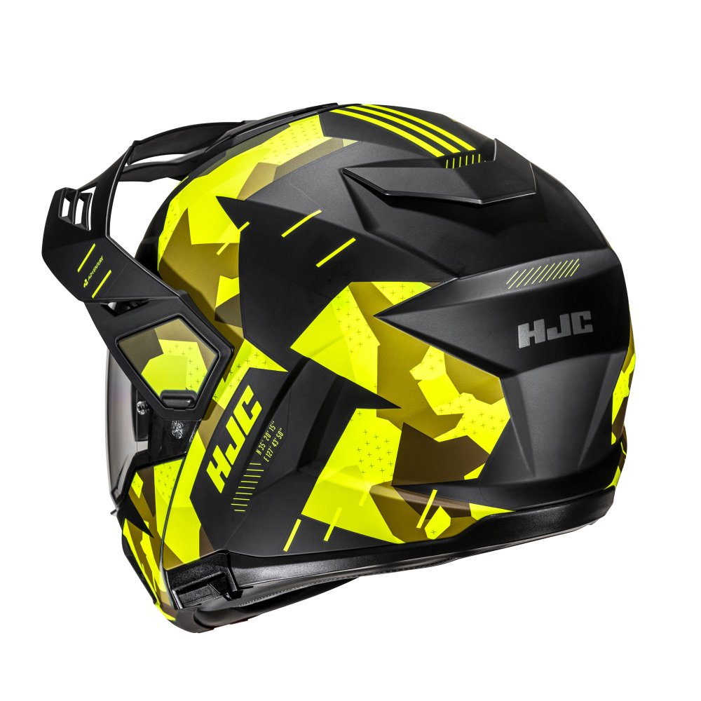 Casco modular HJC I80 Roki MC3HSF amarillo – 3 – Maximomoto PT