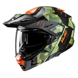 Casco abatible HJC I80 Roki MC47SF naranja y negro