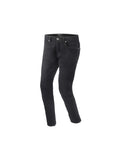 BELA RIO VAQUERO CE Denim Jeans Moto Senhora Calcas Preto