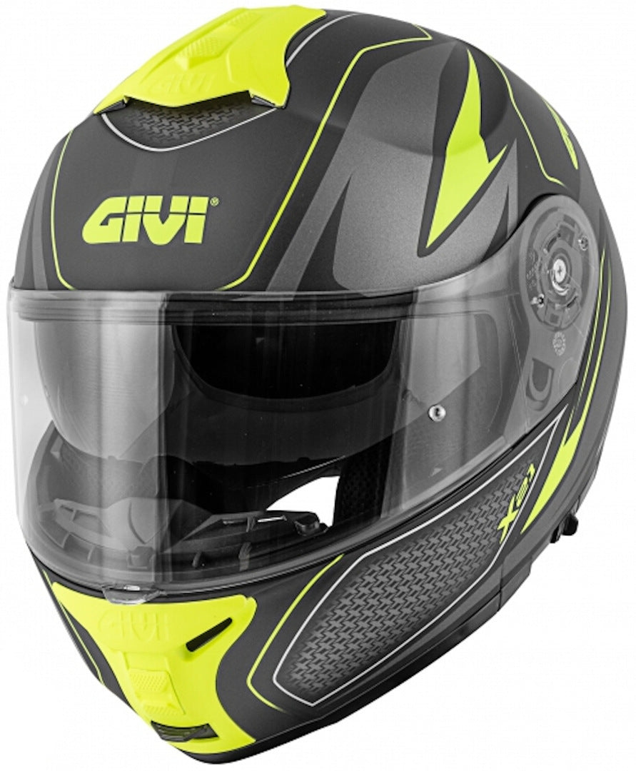 GIVI MOD X.21 CHALLENGER GLOBE Moto Modular Capacete Preto Amarelo – 4 – Maximomoto PT
