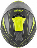 GIVI MOD X.21 CHALLENGER GLOBE Moto Modular Capacete Preto Amarelo