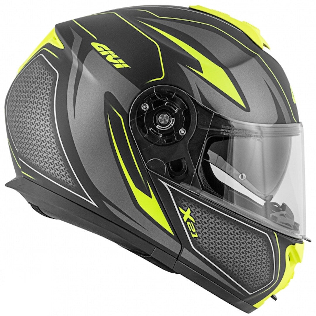 GIVI MOD X.21 CHALLENGER GLOBE Moto Modular Capacete Preto Amarelo – 6 – Maximomoto PT