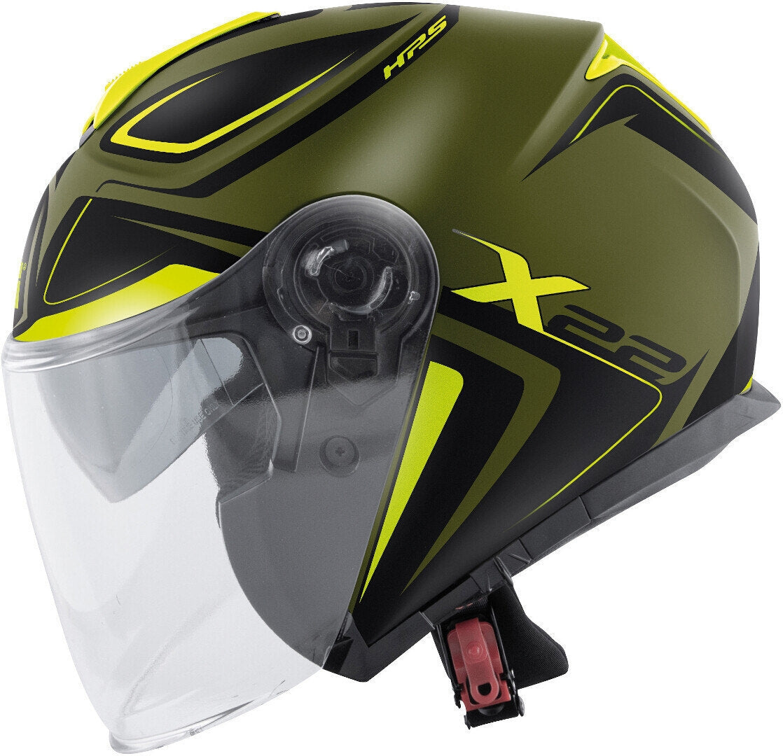 GIVI X.22 PLANETD HYPER Moto Jet Capacete Preto Verde Amarelo – 2 – Maximomoto PT