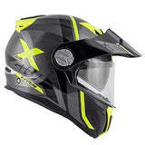 GIVI MOD X.33 CANYON DIVISION Moto Virar Cima Capacete TITÂNIO AMARELO