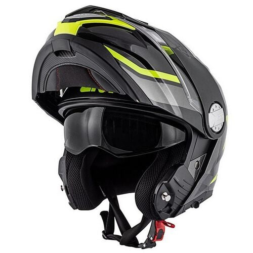 GIVI MOD X.33 CANYON DIVISION Moto Virar Cima Capacete TITÂNIO AMARELO – 2 – Maximomoto PT