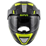 GIVI MOD X.33 CANYON DIVISION Moto Virar Cima Capacete TITÂNIO AMARELO