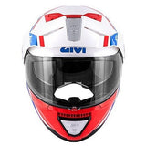 GIVI MOD X.33 CANYON DIVISION Moto Virar Cima Capacete Branco Vermelho