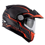 GIVI MOD X.33 CANYON LAYERS Moto Modular off-road Capacete Preto Laranja