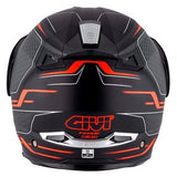 GIVI MOD X.33 CANYON LAYERS Moto Modular off-road Capacete Preto Laranja