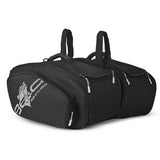 BELA Moto Mochila Couro Textil Alavanca Preto