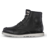 BELA BRIGTHON Moto Couro Botas Preto