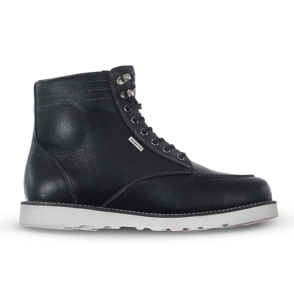 BELA BRIGTHON Moto Couro Botas Preto