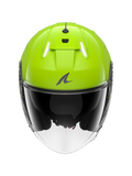 Shark Skwal i3 Jet Blank Toxic abierto Casco verde brillante