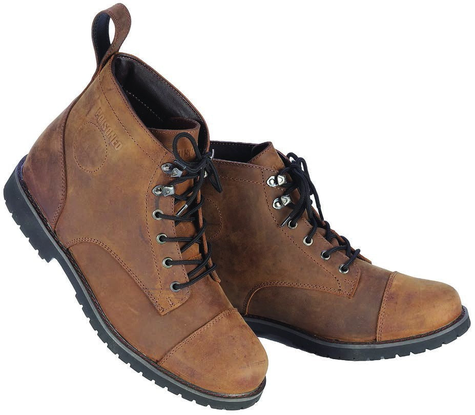 POISONED REPUBLIC VINTAGE Moto Couro Botas Marrom – 1 – Maximomoto PT