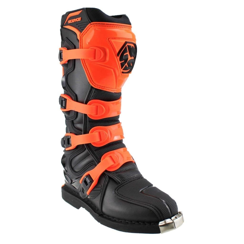 SCOYCO MOTOCROSS SPORT ENDURO BOOT BLACK/NARANGE – 2 – Maximomoto PT