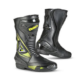 BELA MASTER Homem Moto Couro Botas Preto Fluorescente Amarelo