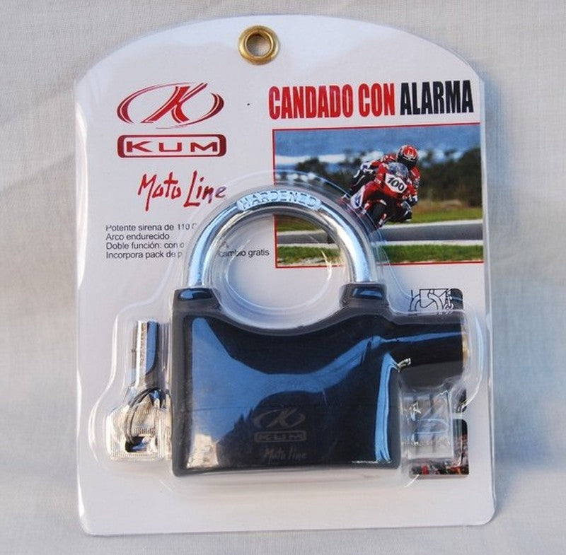 KUM CANDADO WITH ALARM KUM / NEGRO – 1 – Maximomoto PT