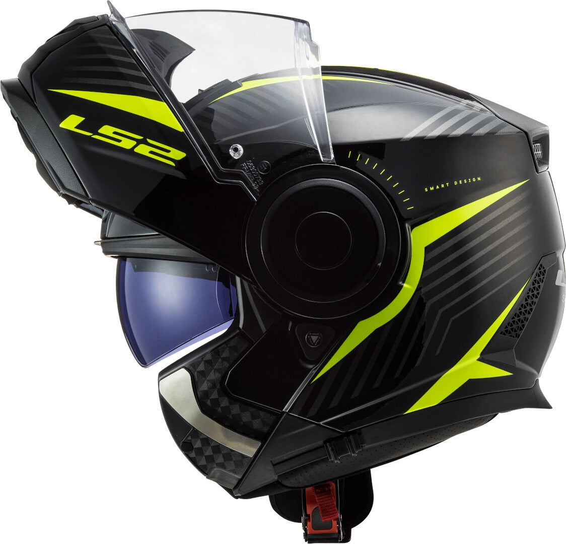 LS2 FF902 SCOPE SKID CAPACETE INTEGRAL DE MOTO PRETO H-V AMARILLO – 2 – Maximomoto PT