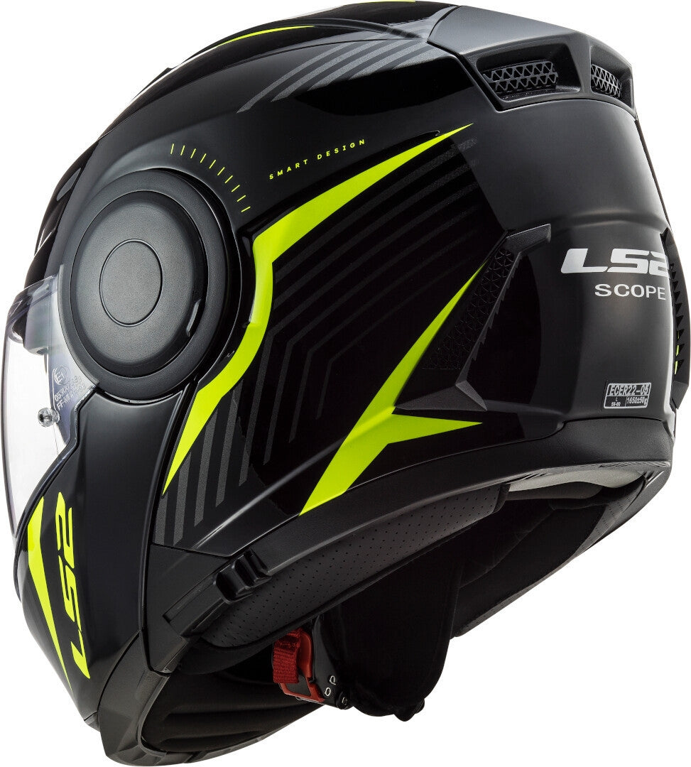 LS2 FF902 SCOPE SKID CAPACETE INTEGRAL DE MOTO PRETO H-V AMARILLO – 5 – Maximomoto PT