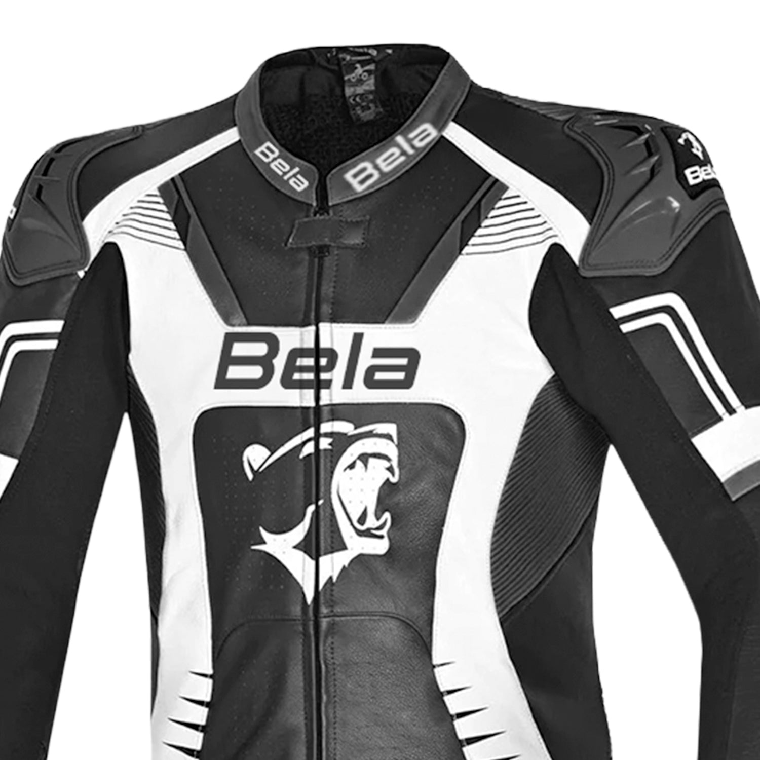 BELA BEAST 1 PC Fatos De Moto Couro Preto Antracite Branco – 7 – Maximomoto PT