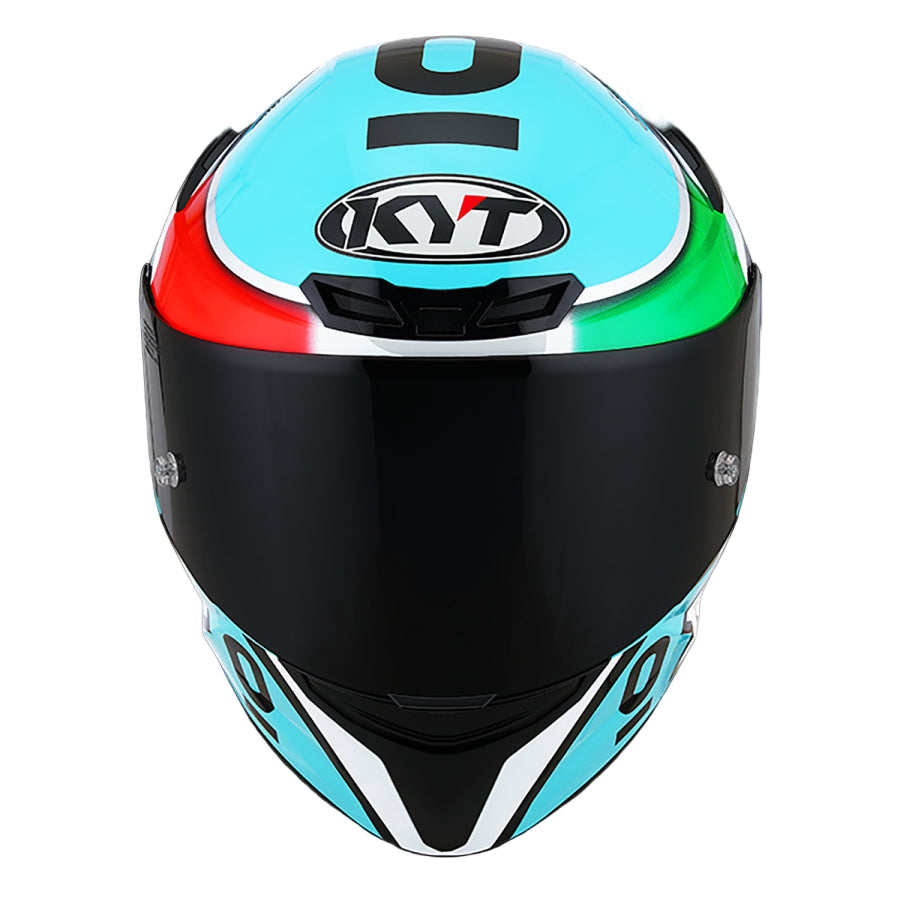 KYT-CASCO TT-COURSE REPLICA LEOPARD TRICOLORE