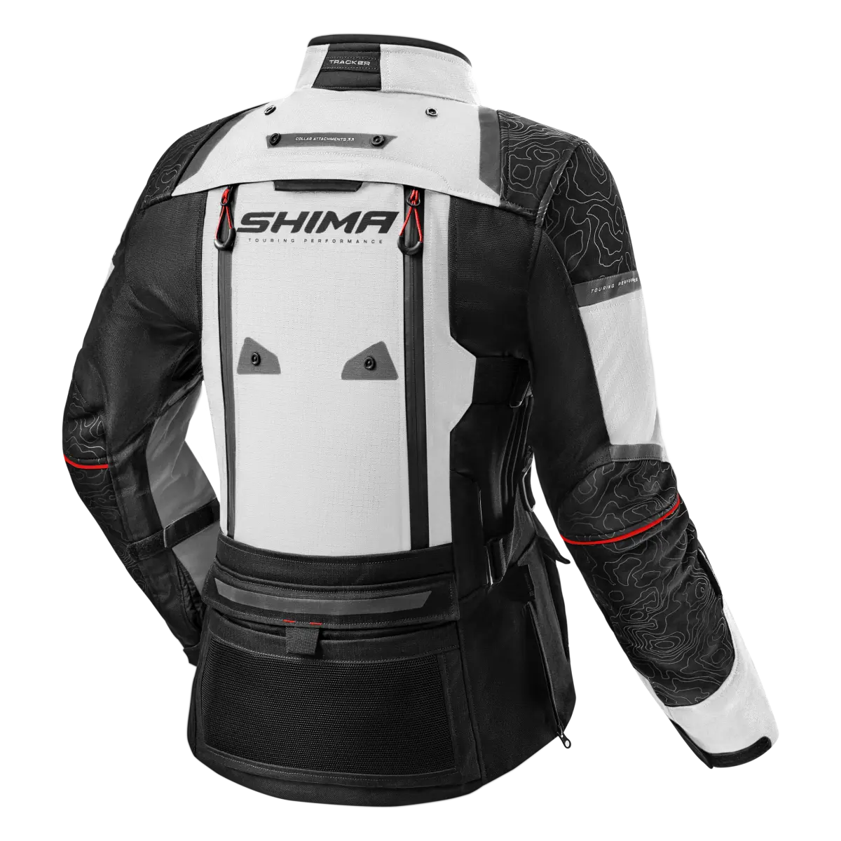 SHIMA TRACKER SENHORA DE MOTO CASACOS CLARO CINZA – 2 – Maximomoto PT