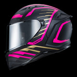 CASCO AVALON FORGE NEGRO MATE/PINK/ANT