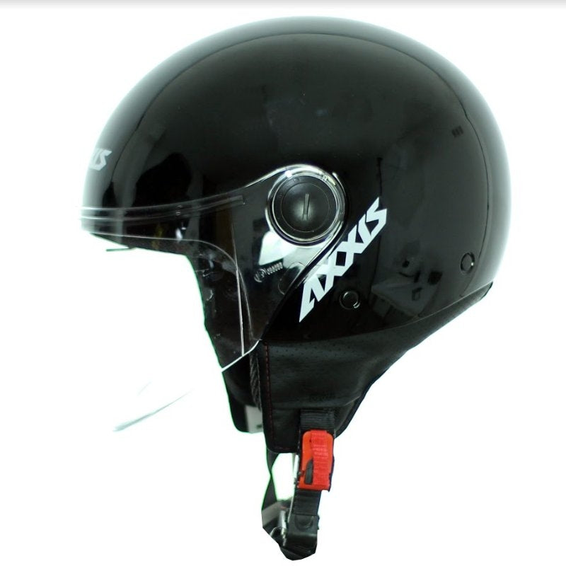 AXXIS-Casco SQUARE SOLID A1 NEGRO BRILLO – 3 – Maximomoto PT