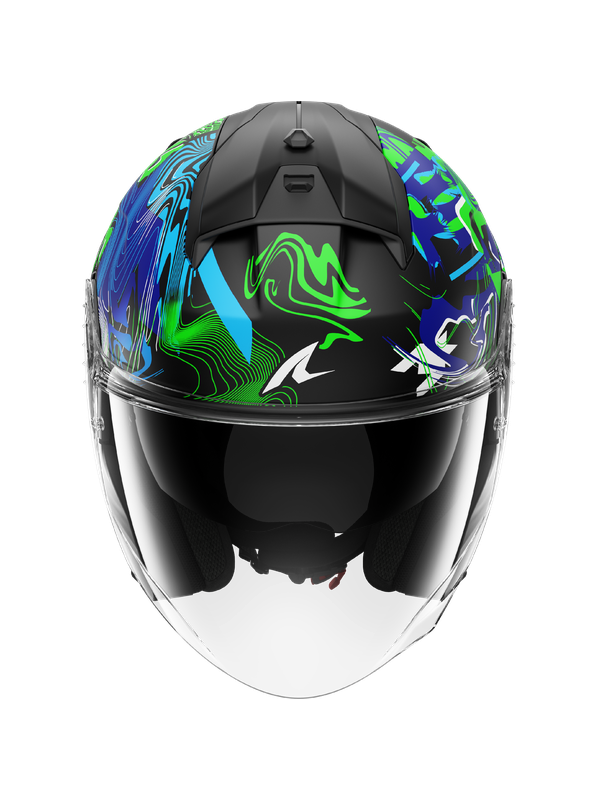 Shark SKWAL PRANZ DRIVING URBANA HULL BLACK GREEN BLUE – 2 – Maximomoto PT