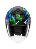Shark SKWAL PRANZ CONDUCCIÓN URBANA CASCO NEGRO VERDE AZUL