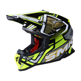 SMK ALLTERRA X-ACES DECORAÇÃO BRILHANTE CAPACETE DE MOTOCROSS (GL264)