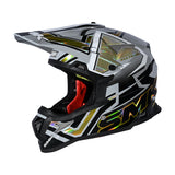 SMK ALLTERRA X-ACES DECORATED SHINE CAPACETE MOTOCROSS (GL627)