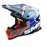 SMK ALLTERRA X-ACES DECORATED SHINE CAPACETE MOTOCROSS (GL657)