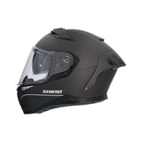 SHIRO FF939 ALPHA MONOCOLOR Moto Intrgral Capacete Matt Grafito