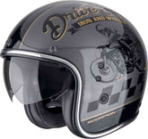 SCORPION BELFAST EVO DRIVE FAST ABIERTO CASCO Plata-Negro-Oro – Maximomoto PT
