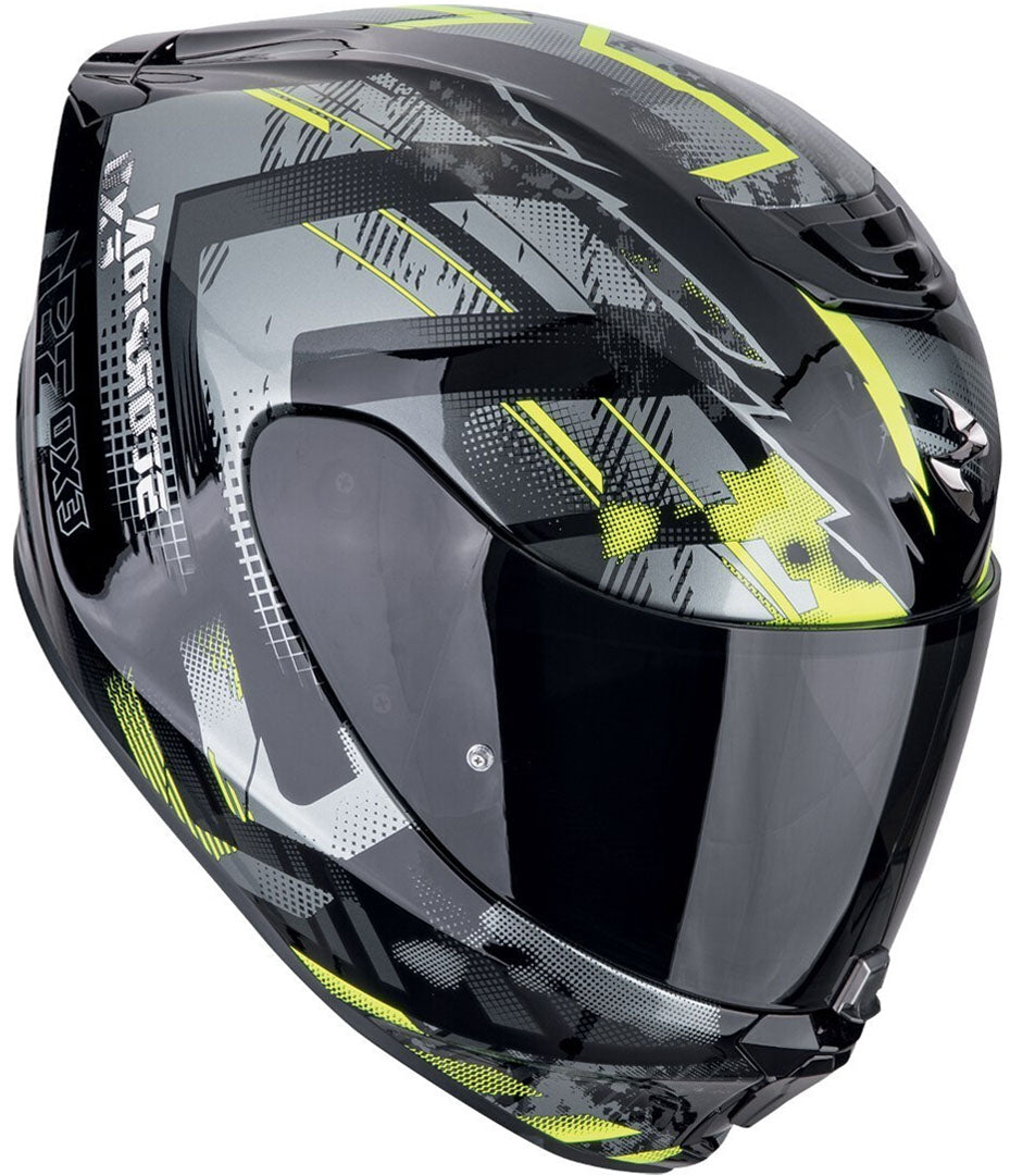 SCORPION INTEGRAL CASCOS EXO-391 CLUTTER BLACK YELLOW NEÓN – 2 – Maximomoto PT