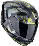 SCORPION CASCOS INTEGRALES EXO-391 CLUTTER NEGRO AMARILLO NEÓN
