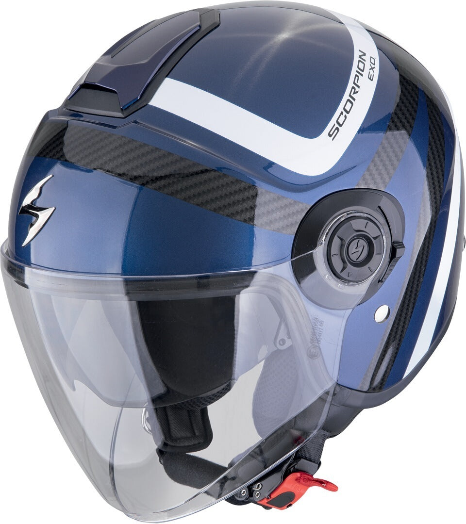 SCORPION EXO-CITY II RIVA Open Jet Blue Black Hull – 1 – Maximomoto PT
