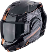 SCORPION EXO Tech Evo Traveler Casco Modulare Negro Cobre – Maximomoto PT