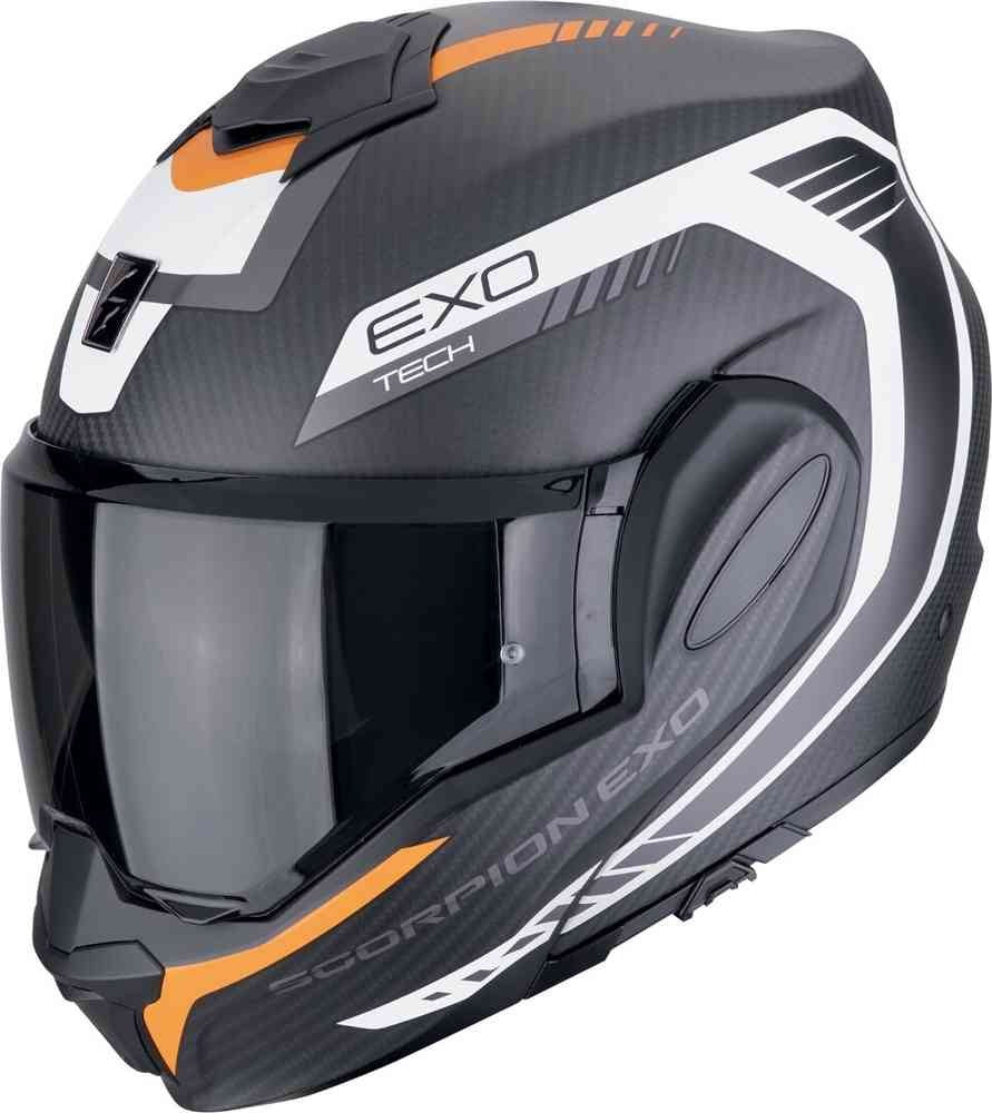 Scorpion EXO Tech Evo Carbon Cozy Motorcycle Modular Helmet – 1 – Maximomoto PT