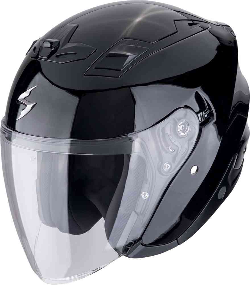 SCORPION EXO-Z1 SOLID Moto Cara Abierta Jet Casco Negro Metalizado – 1 – Maximomoto PT