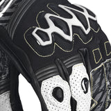 BELA ARMOUR PRO Moto Curta Luvas Preto Branco