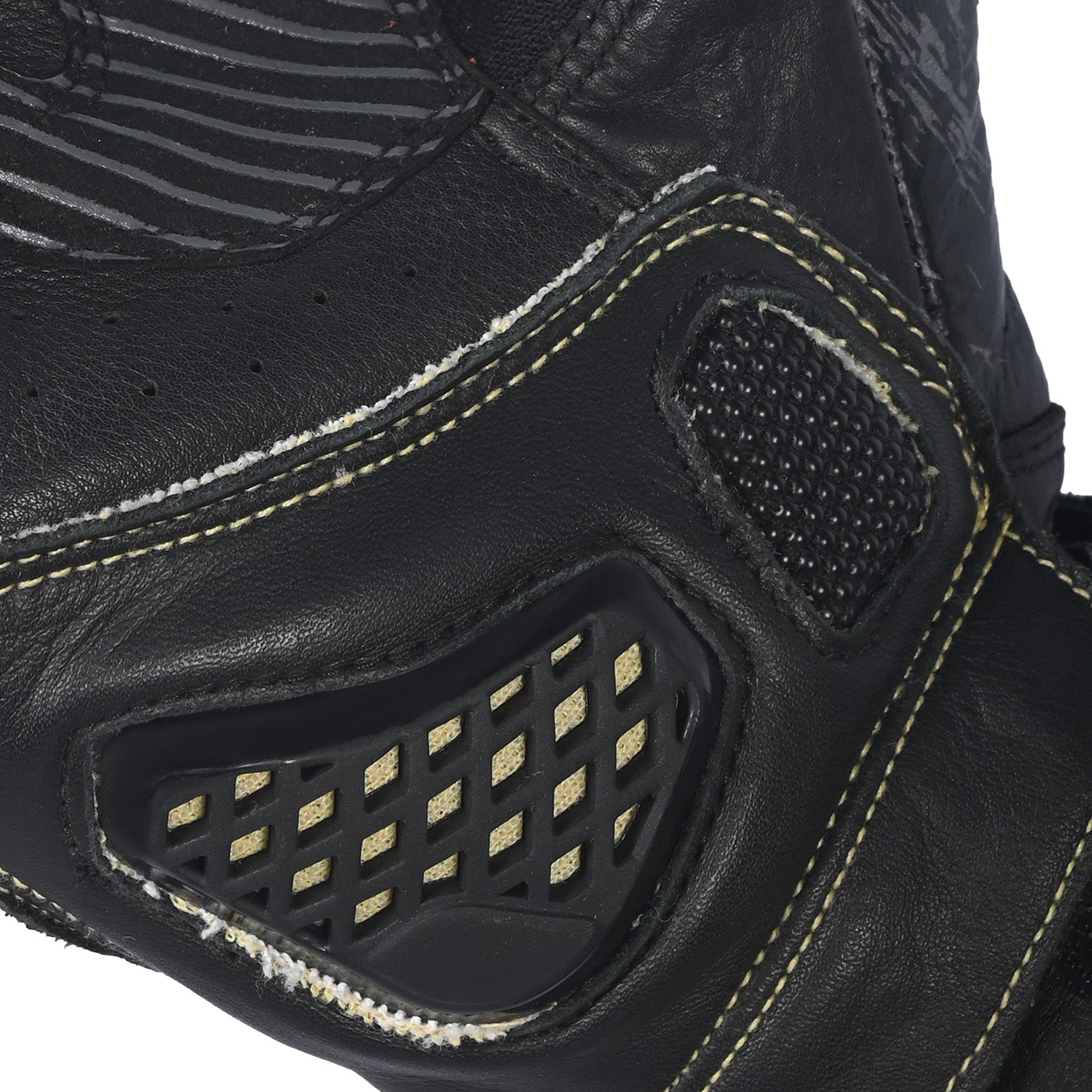 BELA ARMOUR PRO Moto Curta Luvas Preto Branco – 5 – Maximomoto PT