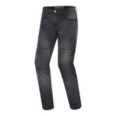 BELA ROCKER Denim Jeans Moto Calcas Preto Spray