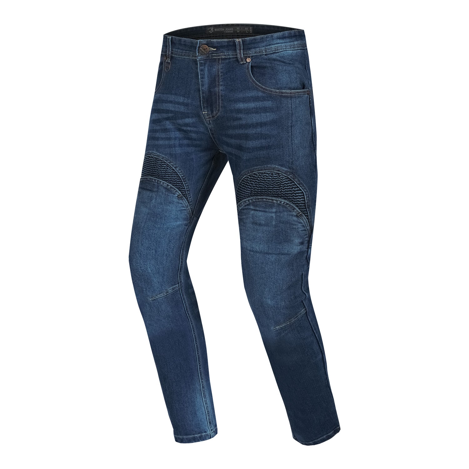BELA BOSTON Jeans De Moto 32L Dark Azul Spray – 1 – Maximomoto PT