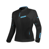 SHUA GRAVITY MESH Motorcycle Women's Textile Jackets Turquoise Black – Maximomoto PT