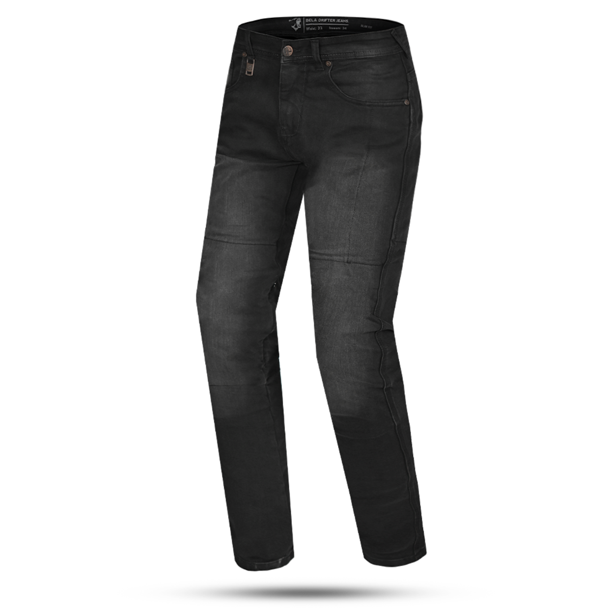 BELA DRIFTER Jeans Moto Pants Black Spray 32L – 1 – Maximomoto PT
