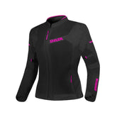 SHUA GRAVITY MESH Motorcycle Women's Textile Coats Black Fuchsia – Maximomoto PT