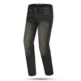 BELA STROKE Denim Jeans Moto Calcas Preto Khaki Tint 30L
